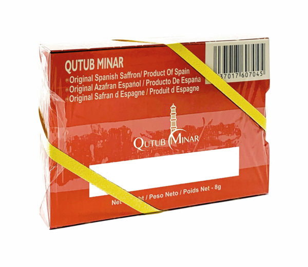 Qutub Minar Spanish Saffron 8 Grams Back